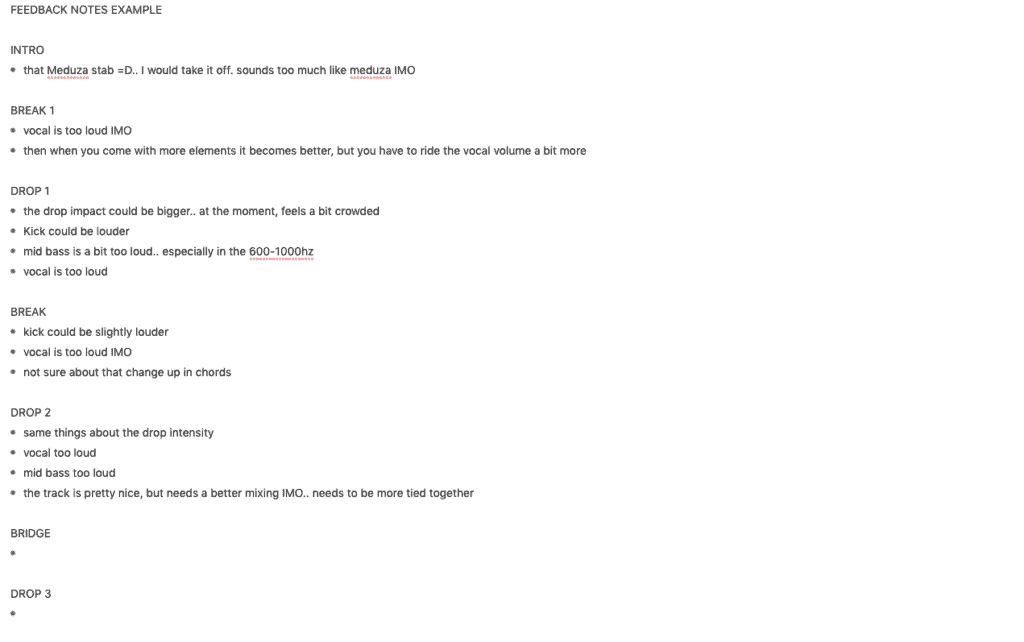 Feedback Example