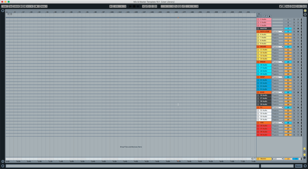 Mixing Template